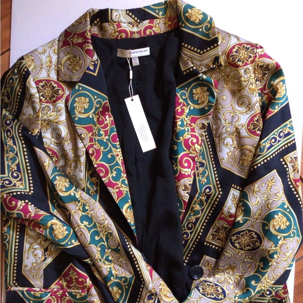 RARE Lavender Brown blazer